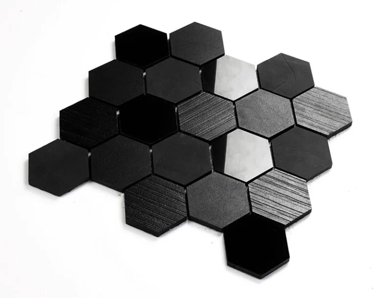 black-hexagon-tile-bathroom