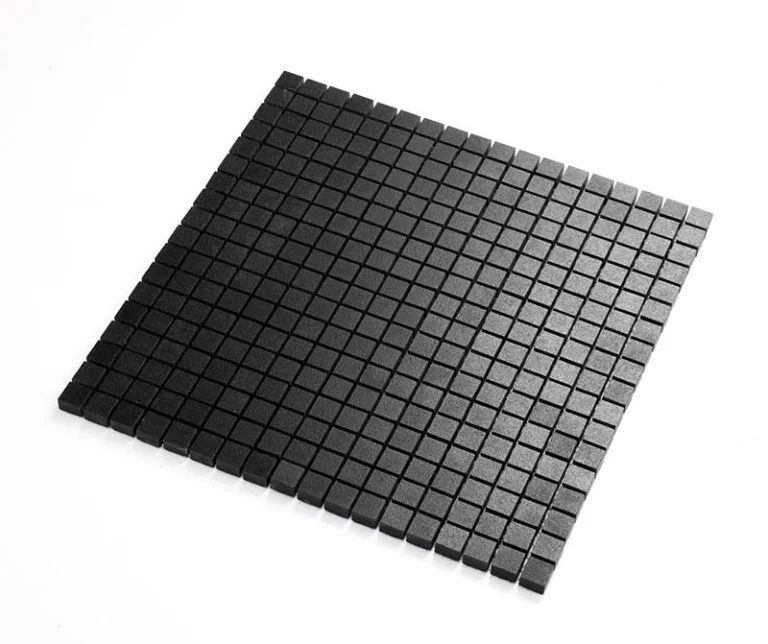 black-mosaic-floor-tile